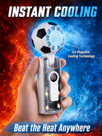 Soccer-shaped Ice Cooling Handheld Fan