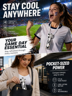 Soccer-shaped Ice Cooling Handheld Fan