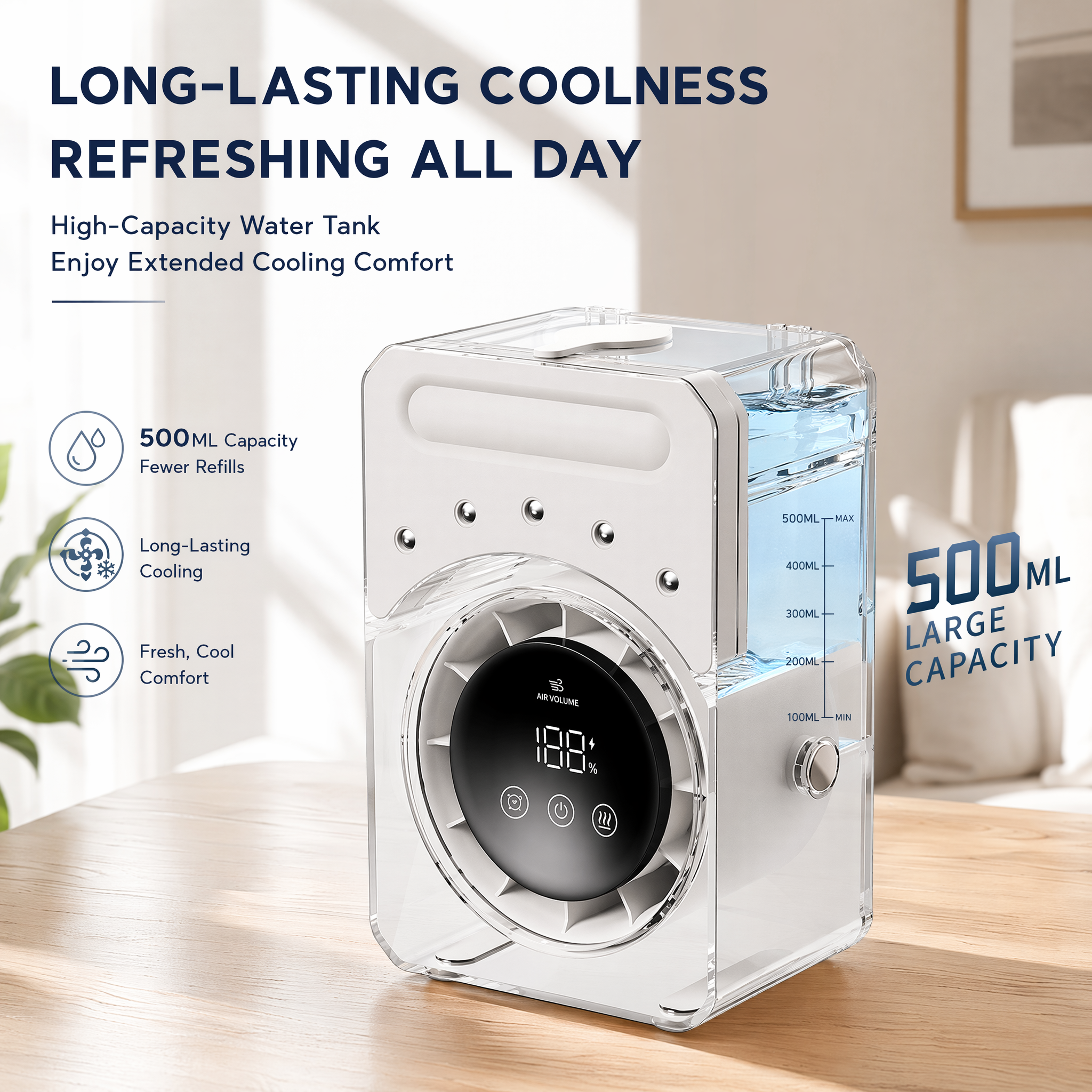 Multifunctional Desktop Mist Fan