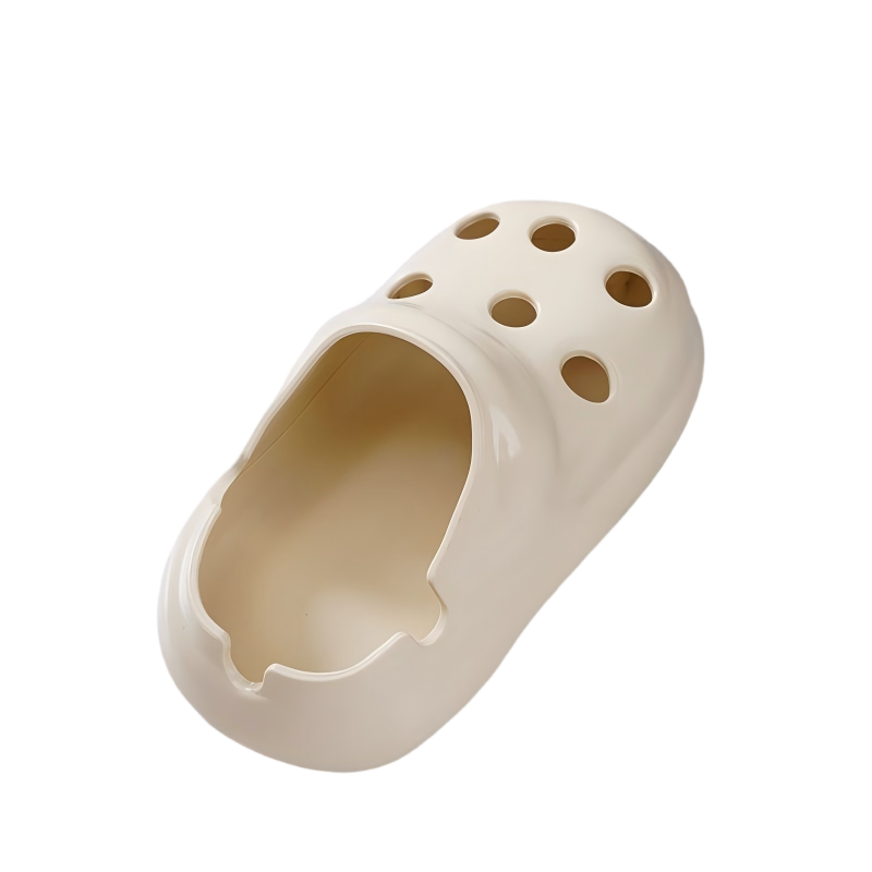 Clog-shaped ashtray