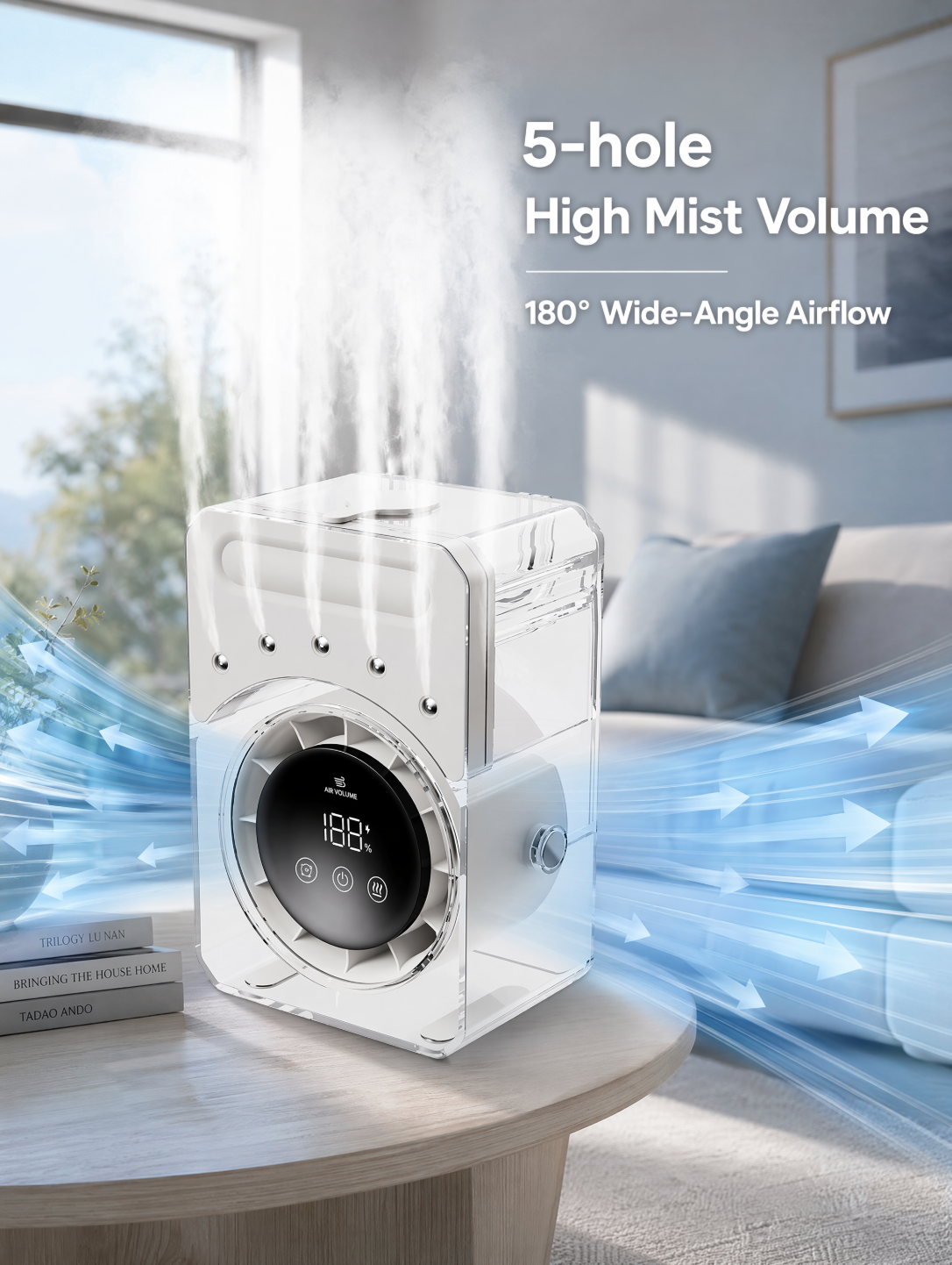 Multifunctional Desktop Mist Fan