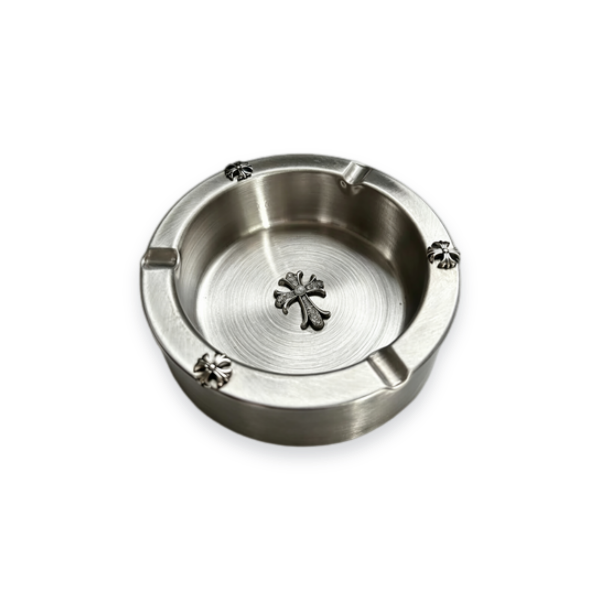 Stainless Steel Cross Cigar Ashtray