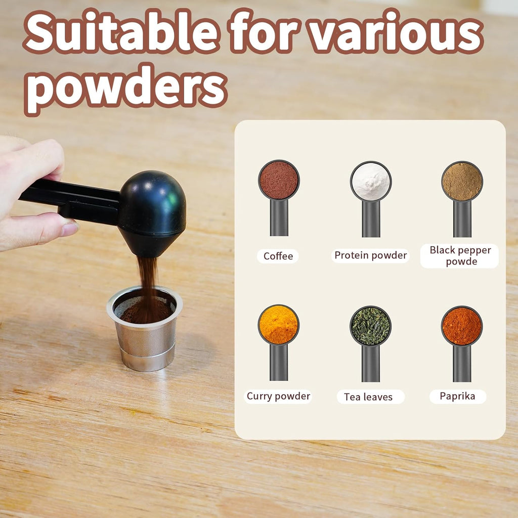 Coffee Scoop with Funnel for Ground Coffee