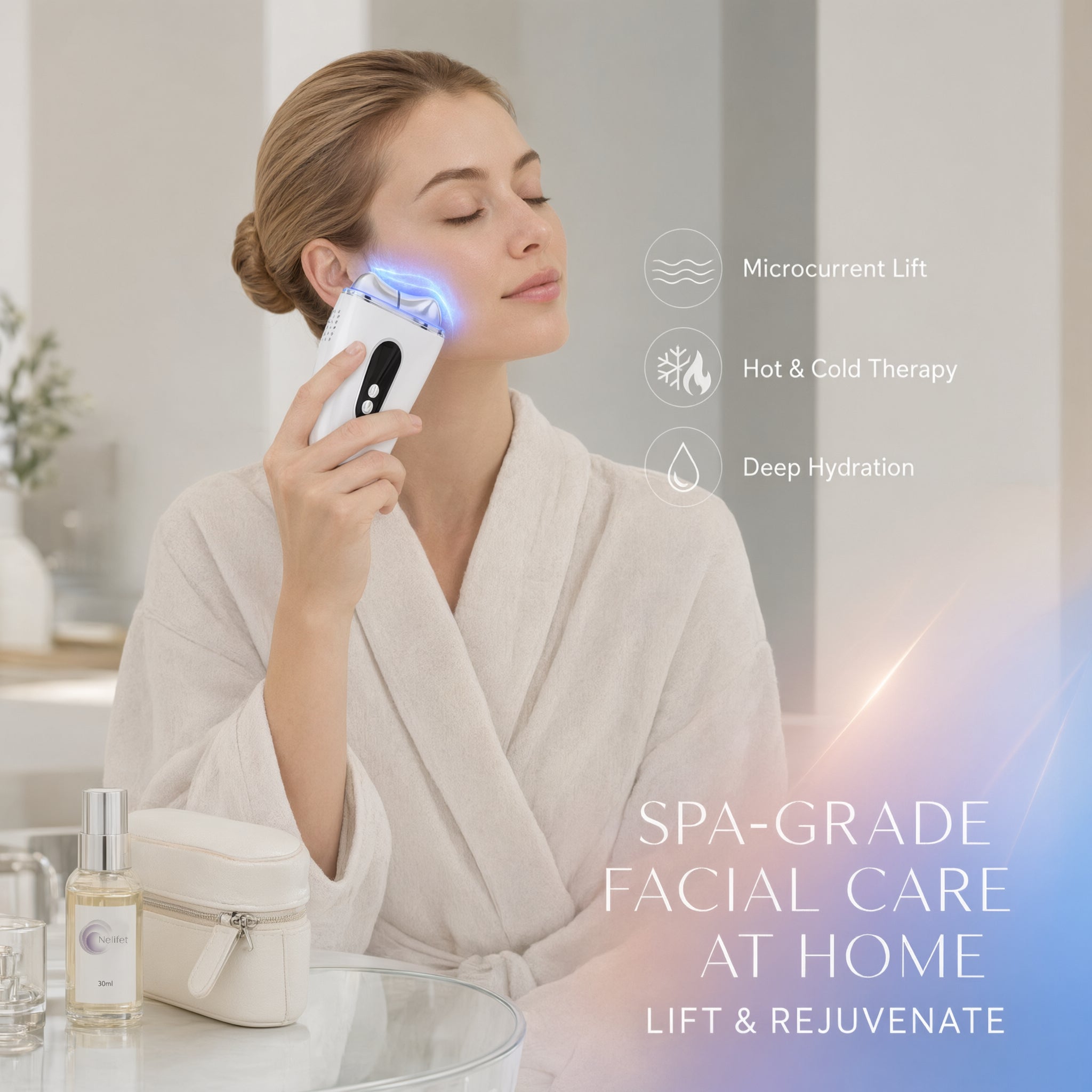 Hot & Cold Lifting Rejuvenating Beauty Device